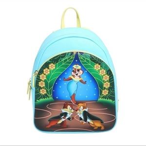 Adorable Chip and Dale & Clarice Mini Loungefly Backback